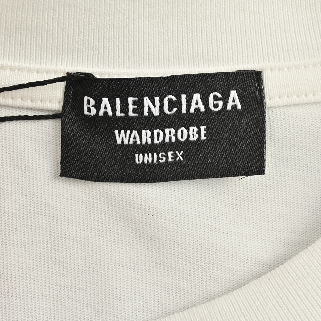 Balenciaga/巴黎世家 24Fw 3B刺绣logo长袖T恤