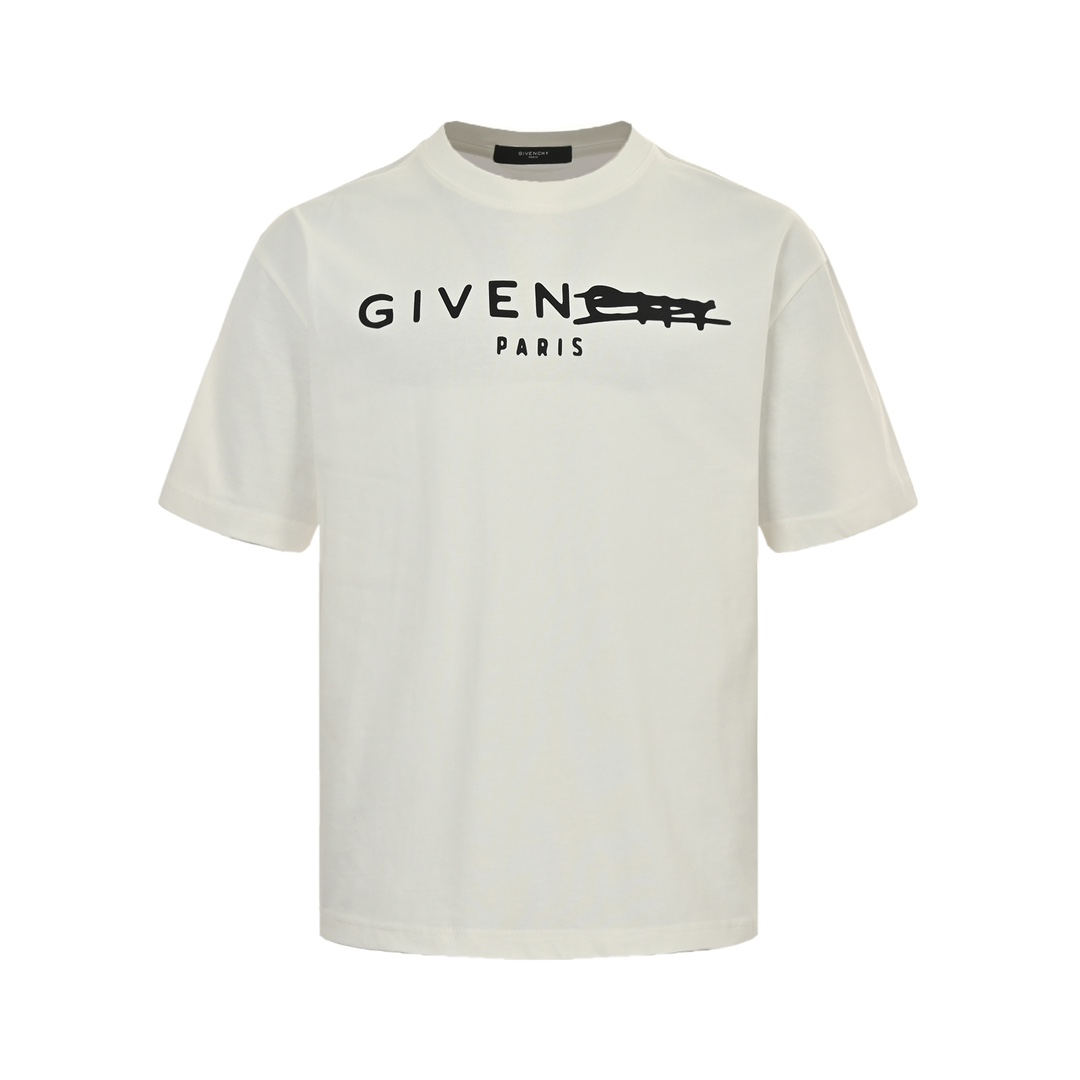 GIVENCHY/纪梵希 24ss 涂改字母印花短袖