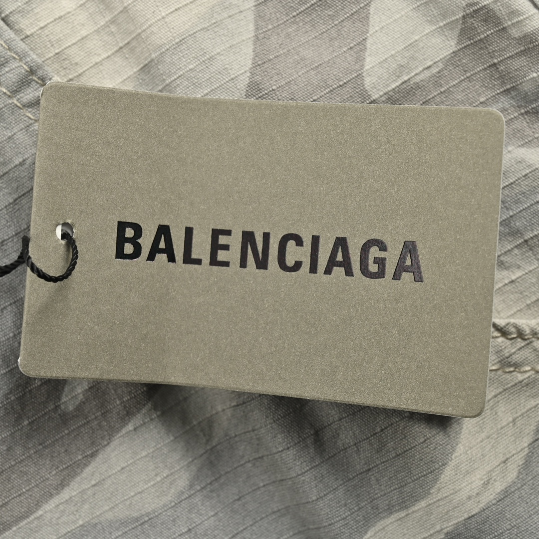 Balenciaga/巴黎世家 24ss 迷彩工装短裤