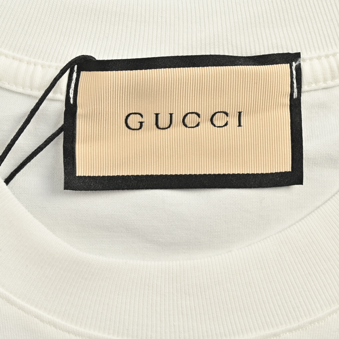 Gucci/古驰 24ss 水果字母刺绣短袖