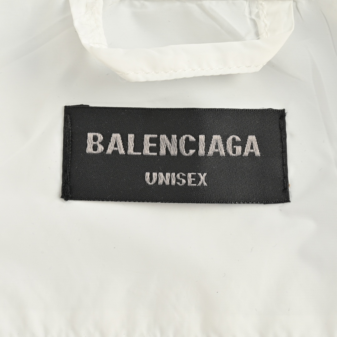 Balenciaga/巴黎世家 24Fw 黑白拼接冲锋衣夹克