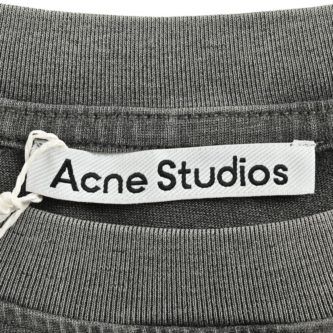 Acne 24ss 后背硅胶小标水洗短袖