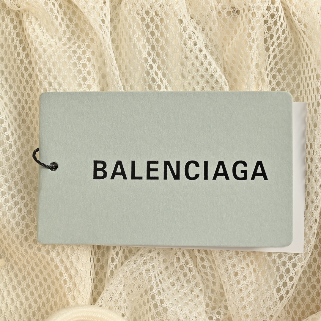 Balenciaga/巴黎世家 23Fw 走秀款拼接运动套装长裤  杏色