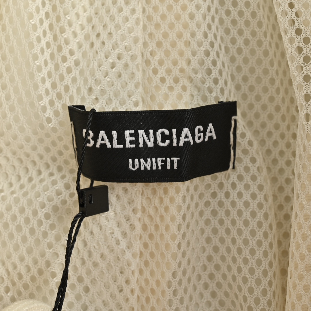 Balenciaga/巴黎世家 23Fw 走秀款拼接运动套装长裤  杏色