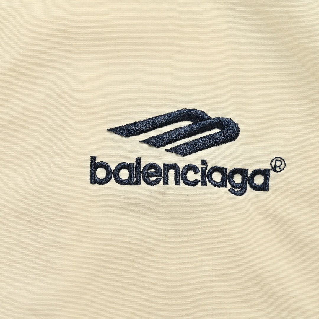 Balenciaga/巴黎世家 23Fw 走秀款拼接运动套装外套 杏色