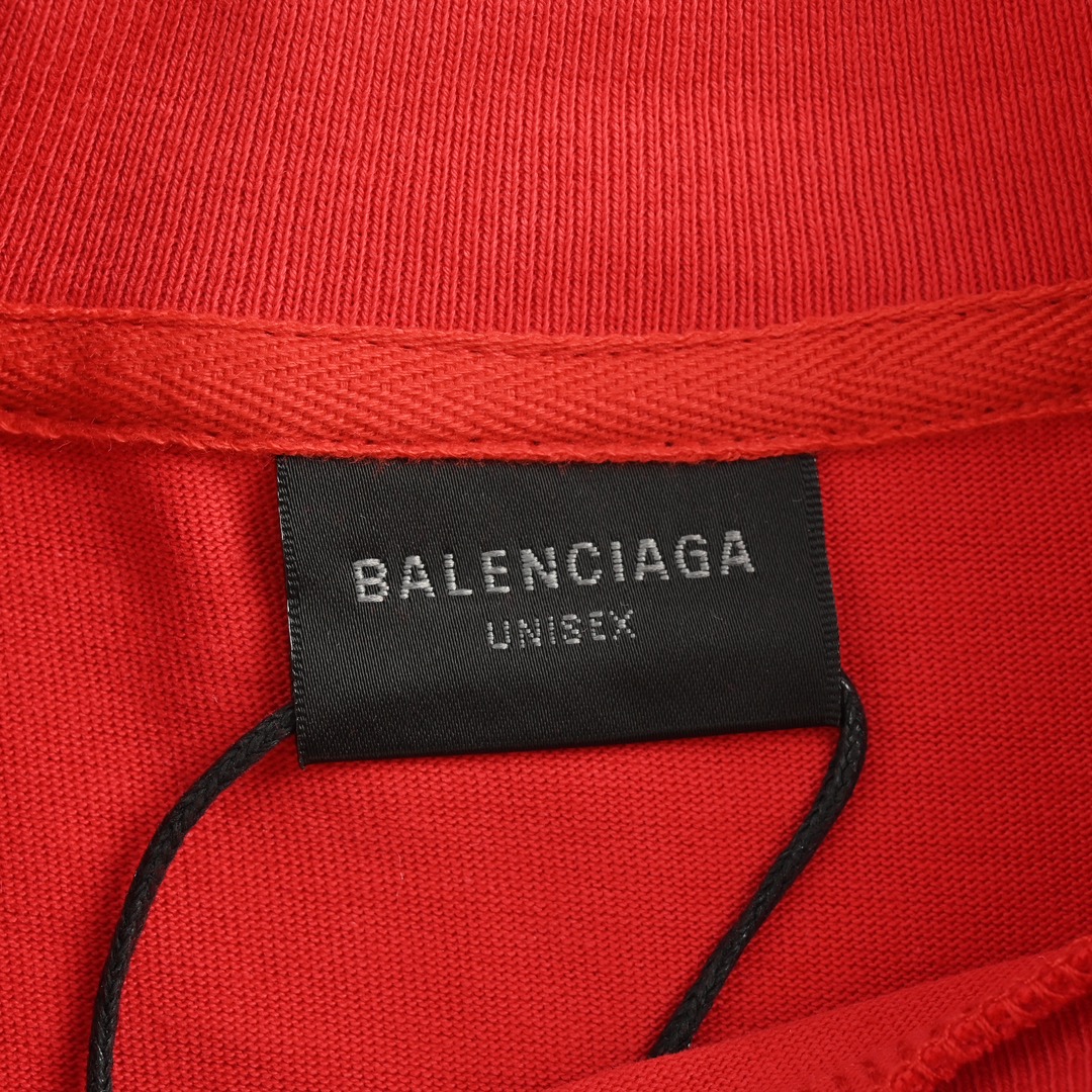 Balenciaga/巴黎世家 24ss 曼联logo印花长袖T恤