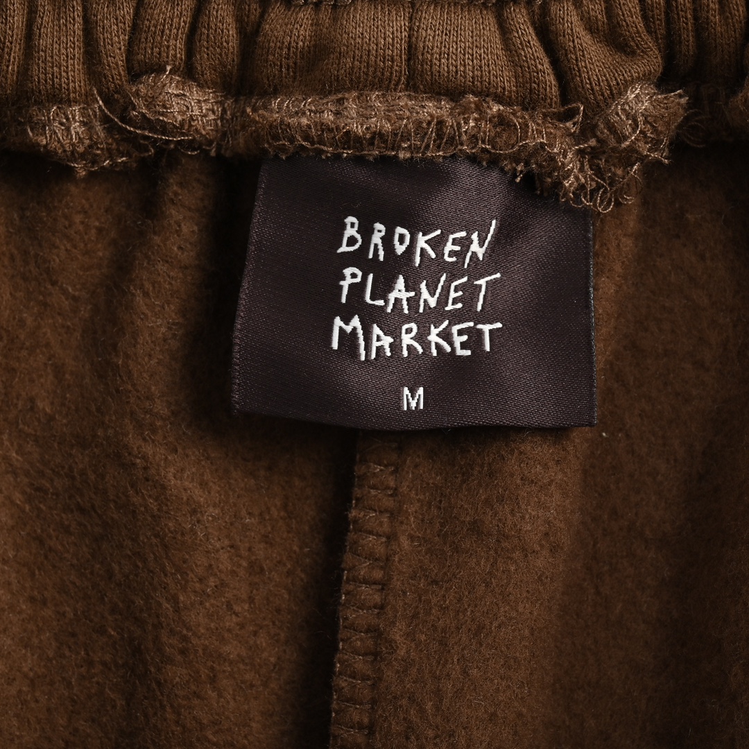 BROKEN PLANET MARKET BPM 字母发泡印花长裤