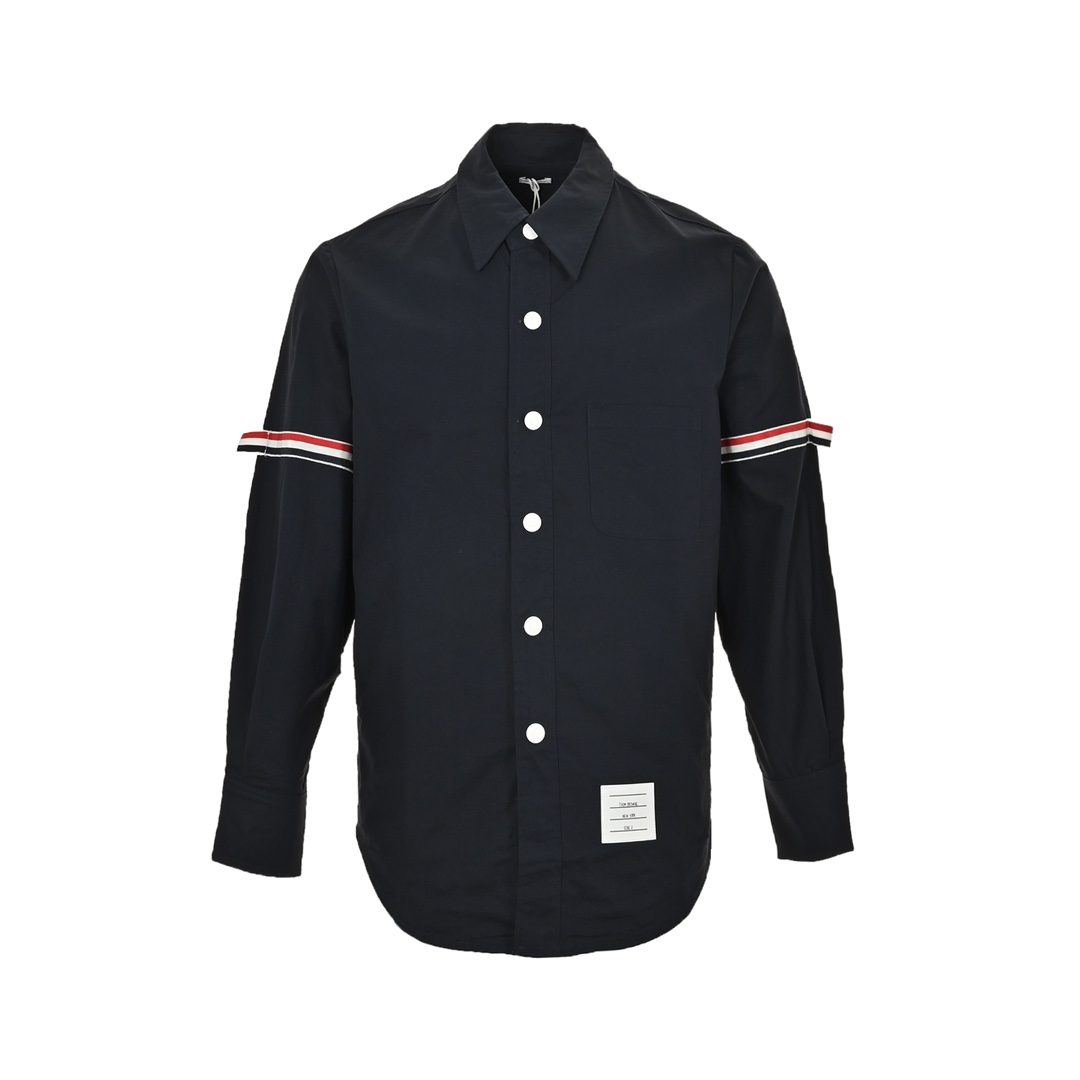 Thom Browne/汤姆布朗 双袖织带衬衫夹克