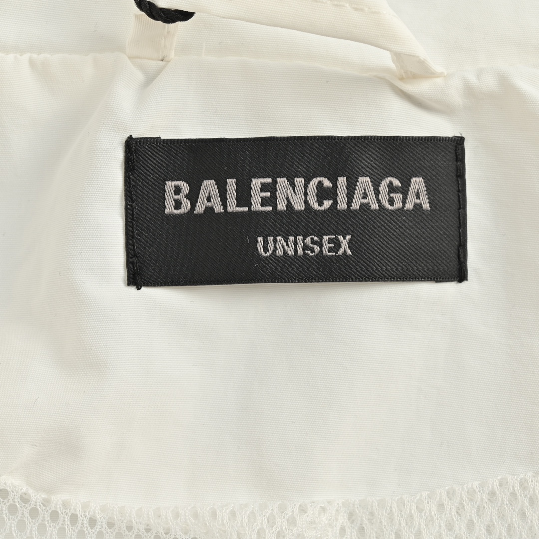 Balenciaga/巴黎世家 火焰图腾重工刺绣冲锋衣夹克