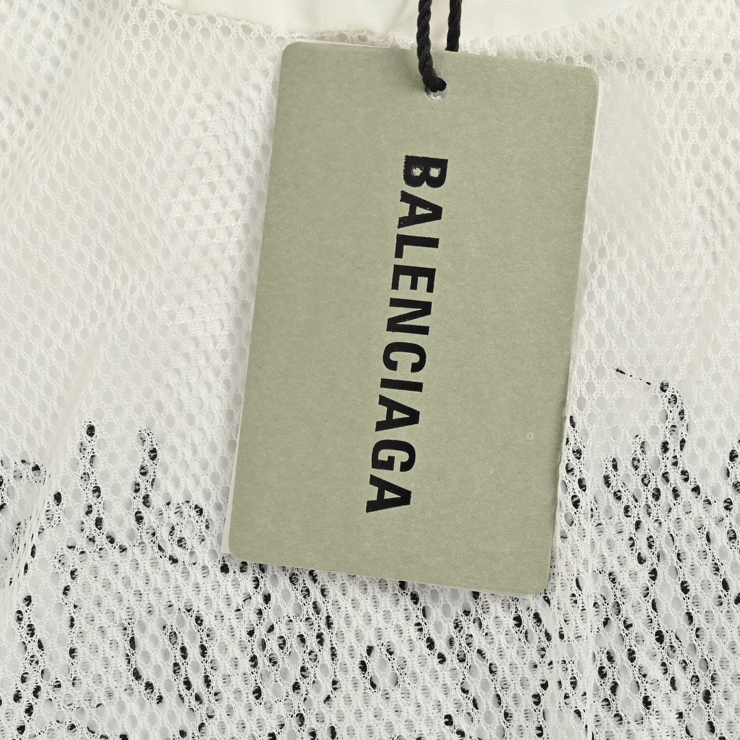 Balenciaga/巴黎世家 火焰图腾重工刺绣冲锋衣夹克