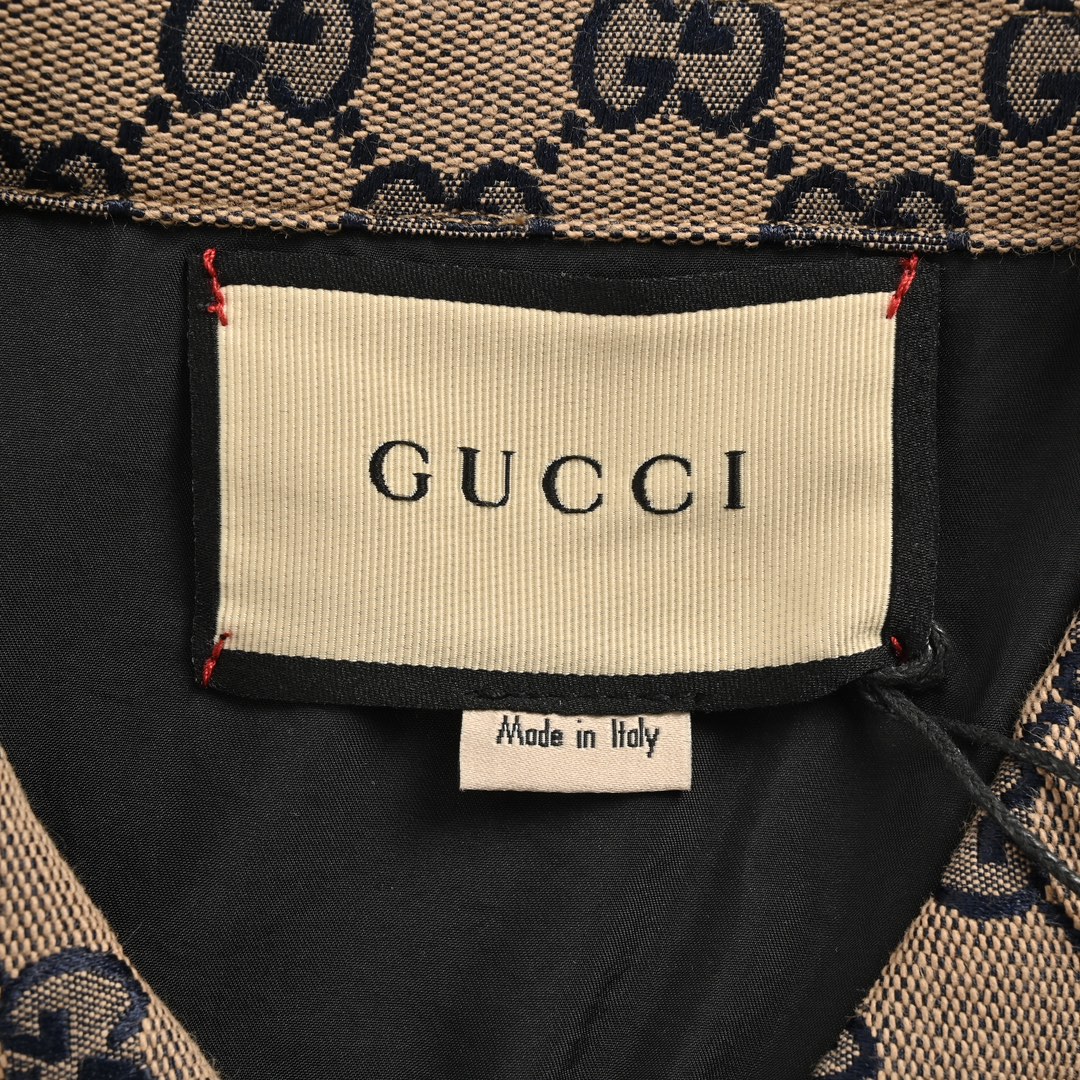 Gucci/古驰 24Fw 满幅logo提花夹克外套