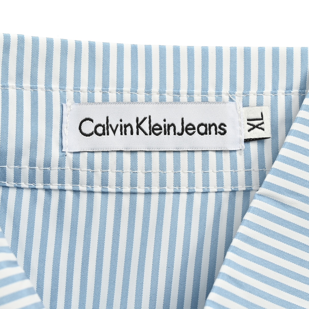 Calvin Klein Jeans ck布标贴袋休闲宽松长袖衬衫