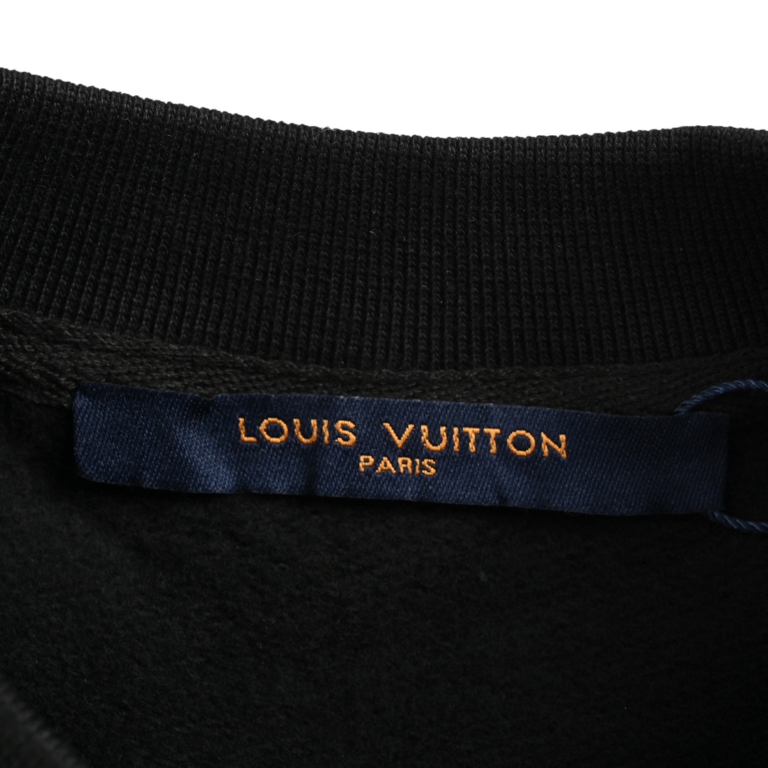 Louis Vuitton/路易威登 23Fw 渐变老花刺绣圆领卫衣