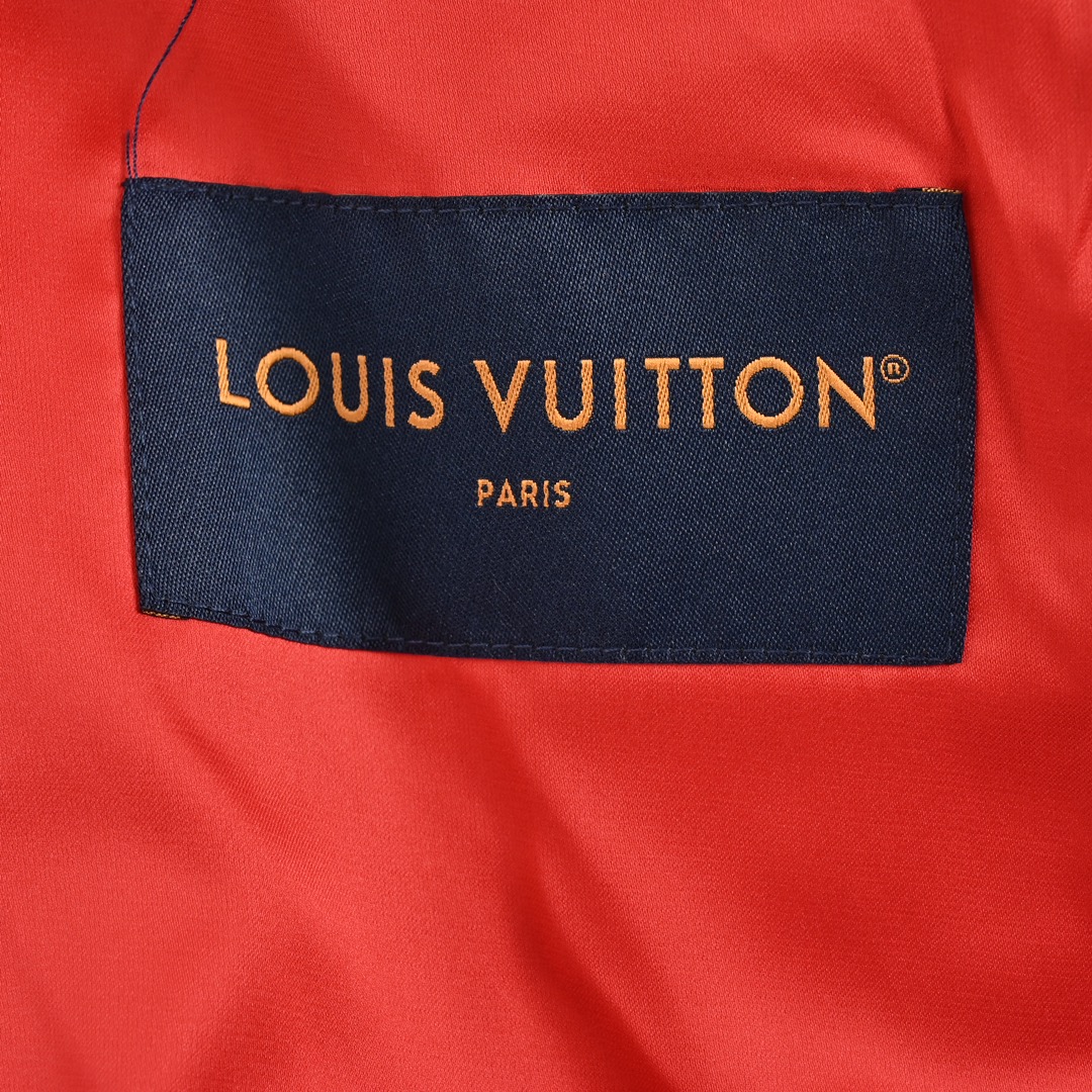 Louis Vuitton/路易威登 24Fw 珍珠烫钻字母棒球服外套