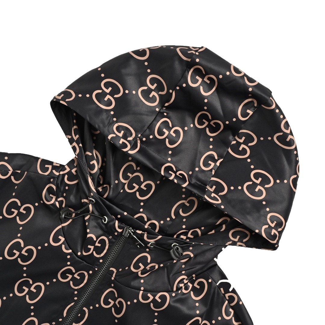 Gucci/古驰 24Fw 满印双G梭织夹克外套