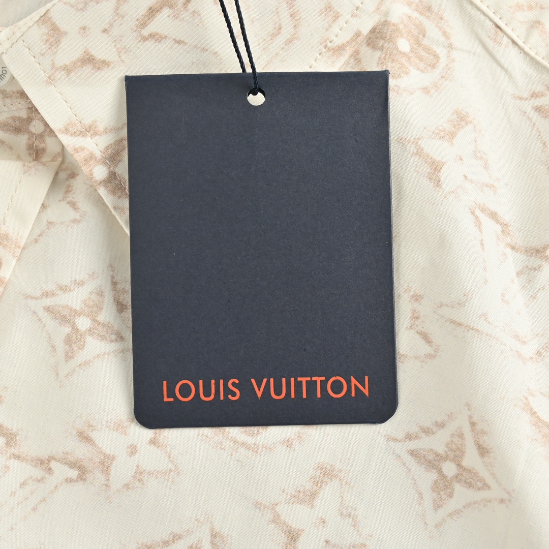 Louis Vuitton/路易威登 24Fw 金色满印衬衫