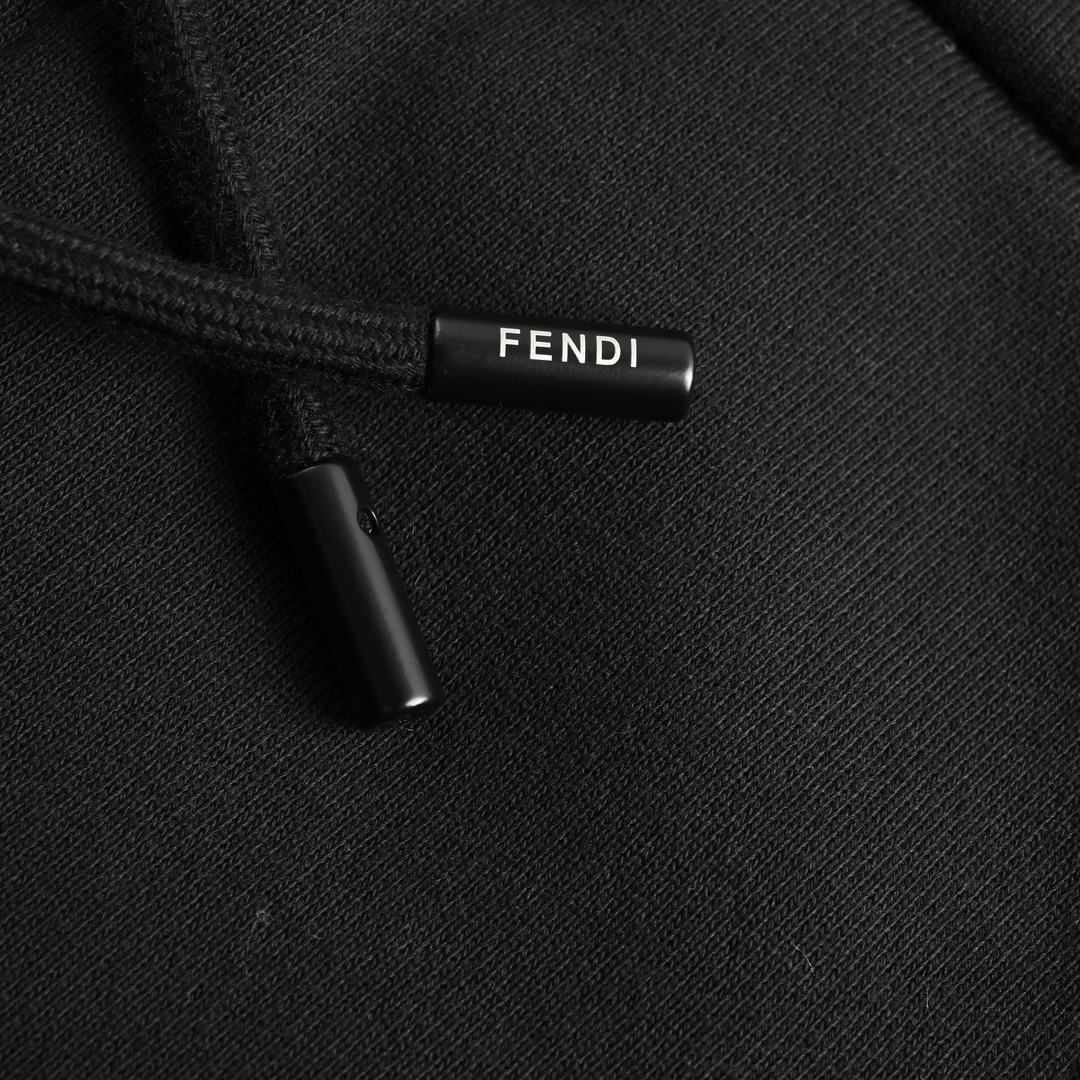 Fendi/芬迪 24Fw 小眼睛刺绣双F织带长裤