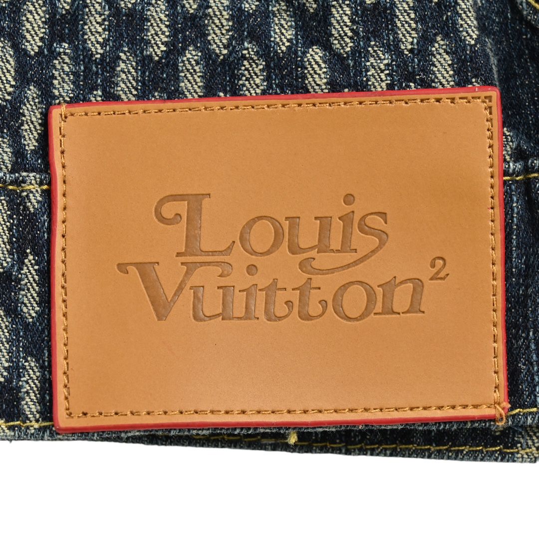 Louis Vuitton/路易威登 经典棋盘格水洗牛仔夹克外套