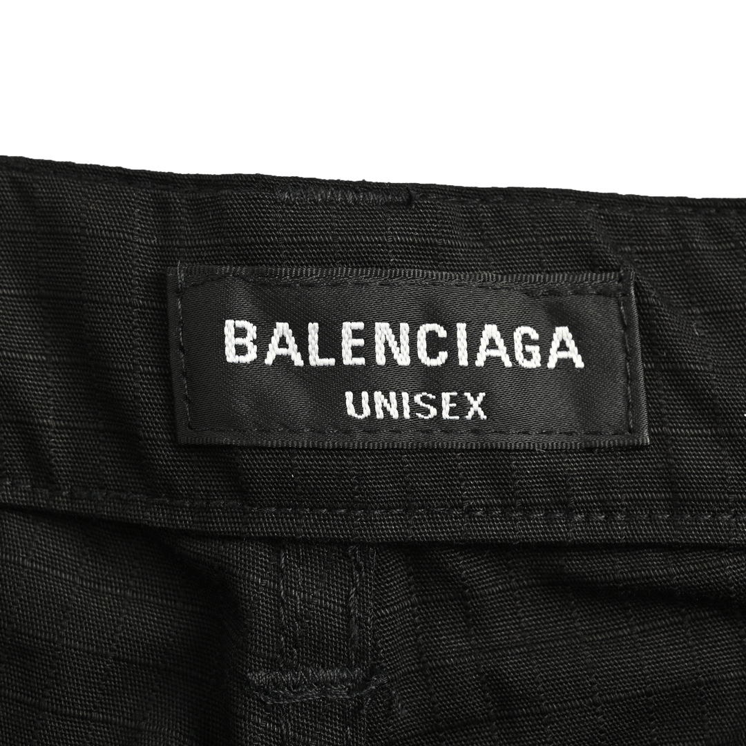 Balenciaga/巴黎世家 24Fw 褶皱工装长裤