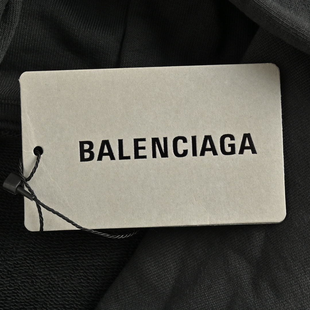 Balenciaga/巴黎世家 loop sports 蓝环印花连帽卫衣