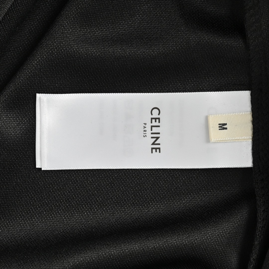 Celine/赛琳 24Fw 字母刺绣半拉链卫衣