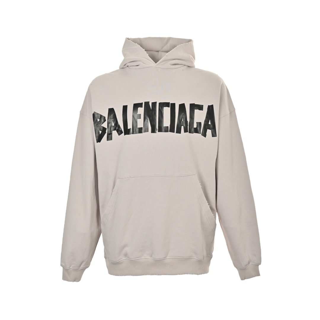 Balenciaga/巴黎世家 24Fw 美纹纸胶带连帽卫衣