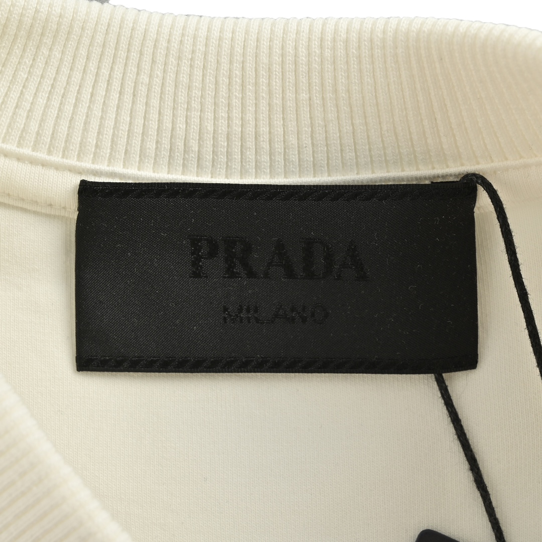 Prada/普拉达 24Fw 三角标胸包背包圆领卫衣