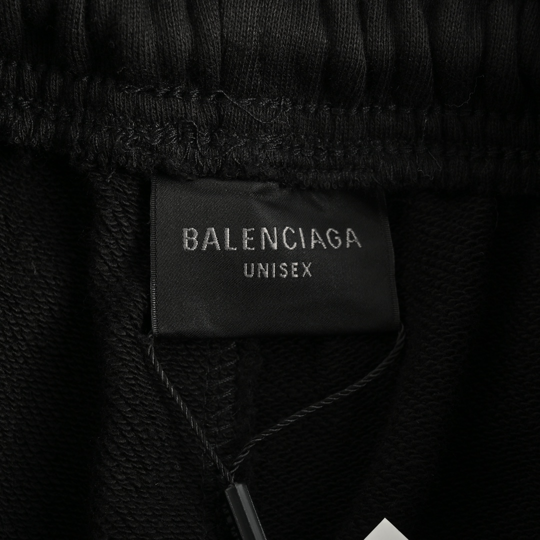 Balenciaga/巴黎世家 经典刺绣可乐阔腿长裤 四季穿卫衣长裤