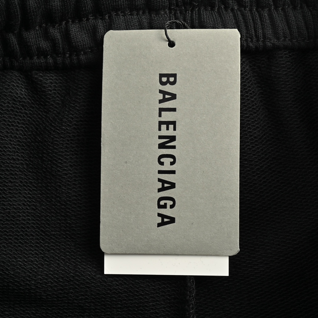 Balenciaga/巴黎世家24Fw IB反光字母长裤