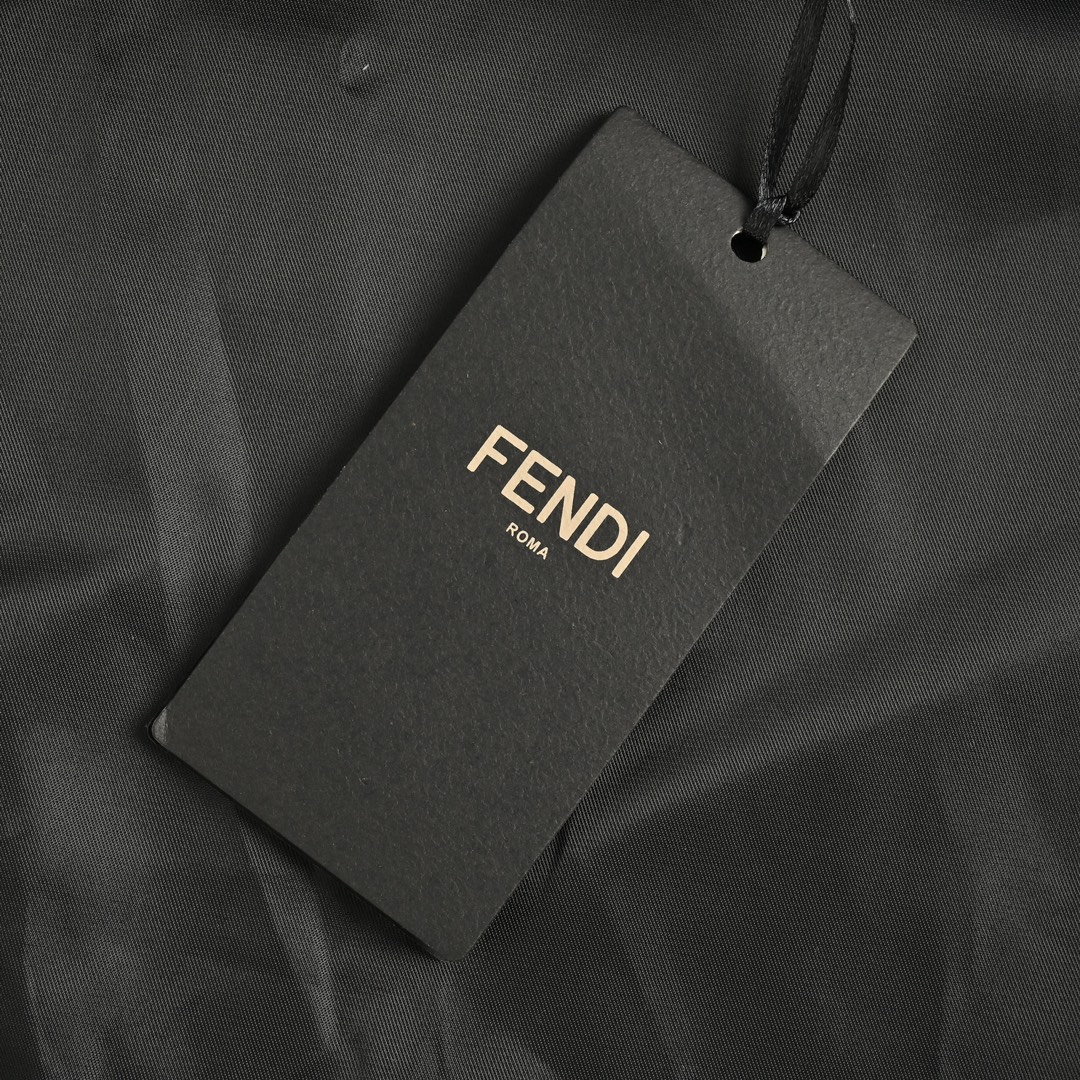 Fendi/芬迪 老花FF满印风衣拉链外套