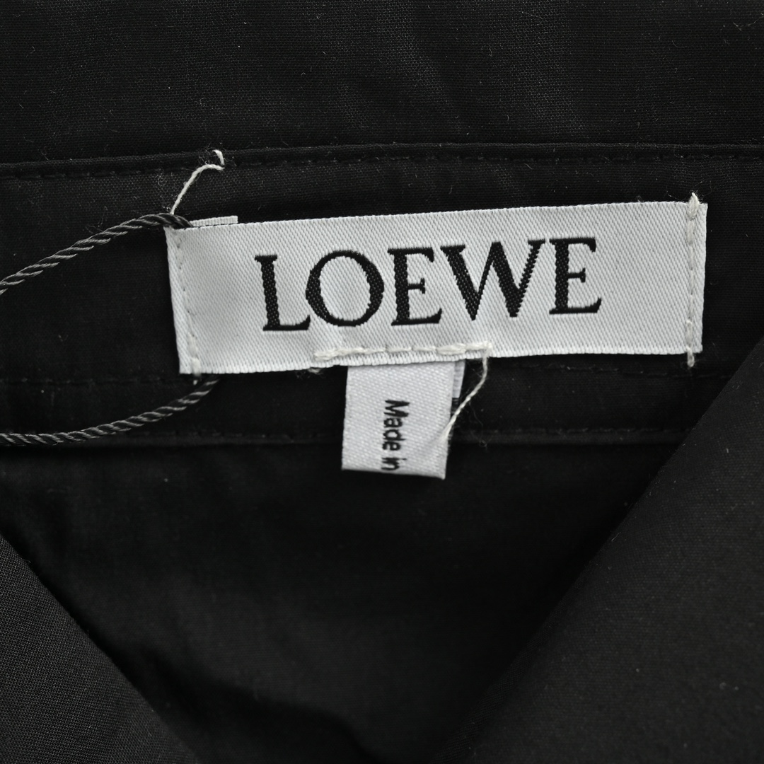 Loewe/罗意威 24Fw 口袋刺绣logo衬衫