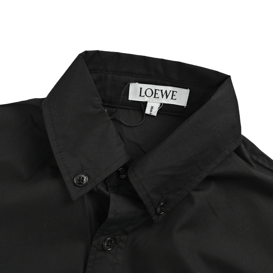 Loewe/罗意威 24Fw 口袋刺绣logo衬衫