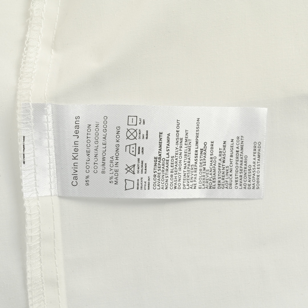 Calvin Klein Jeans CK刺绣logo休闲宽松长袖衬衫