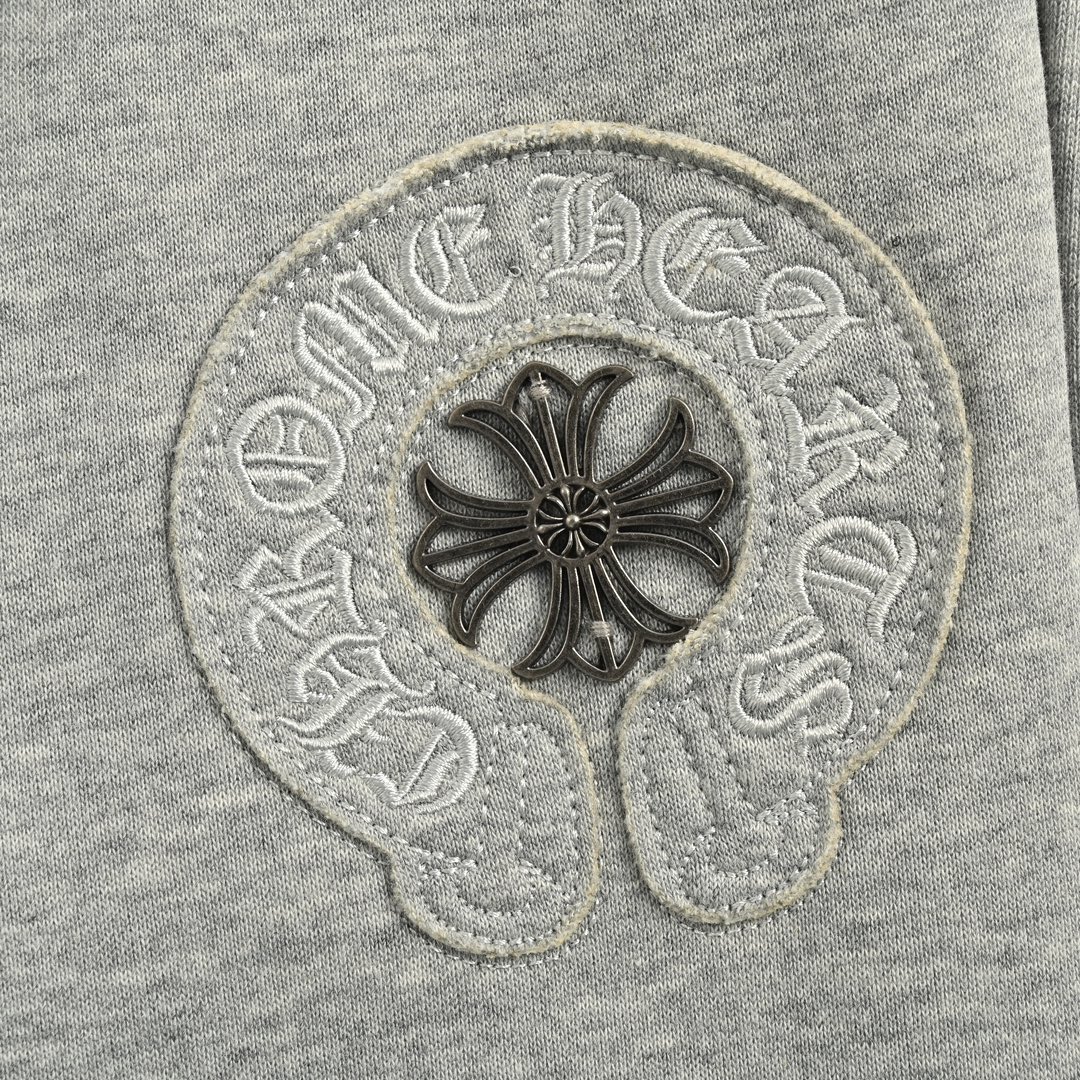 Chrome Hearts/克罗心 24Fw 刺绣马蹄十字架长裤