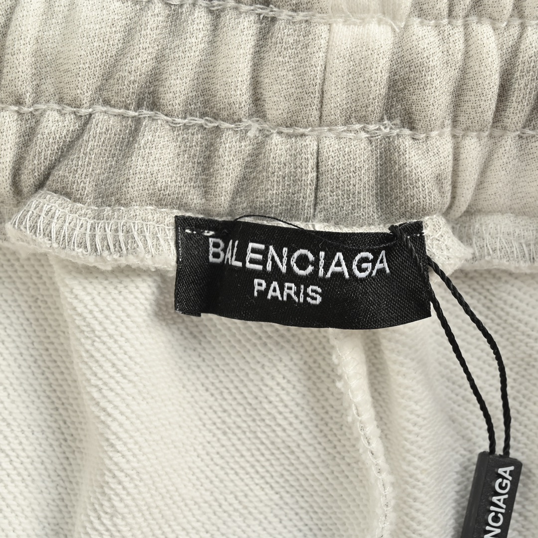 Balenciaga/巴黎世家 24Fw 刺绣可乐泥染水洗长裤