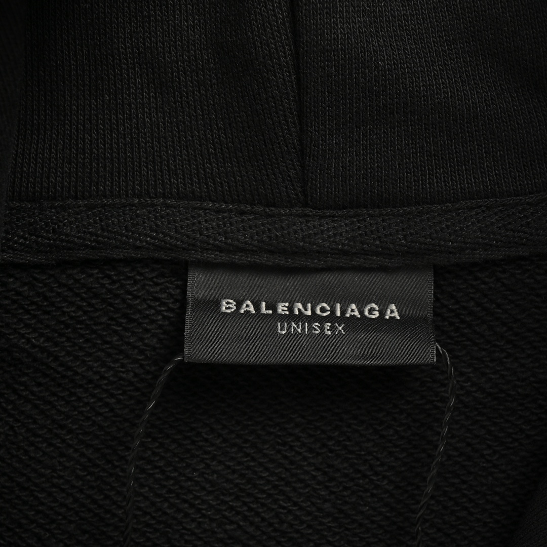 Balenciaga/巴黎世家 23Fw 铁塔水洗连帽卫衣