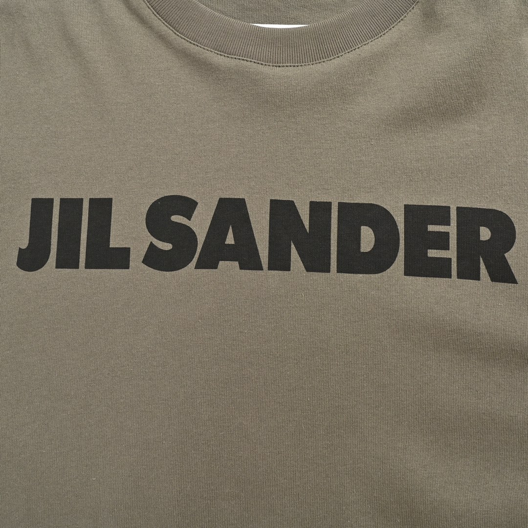 JIL SANDER /吉尔桑达 24Fw 字母印花长袖T恤