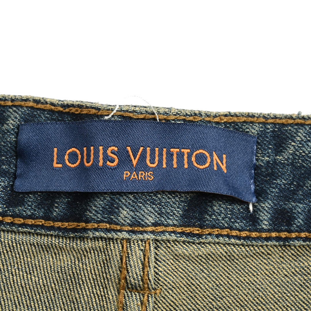 Louis Vitton/路易威登 24Fw 口袋趣味涂鸦牛仔裤