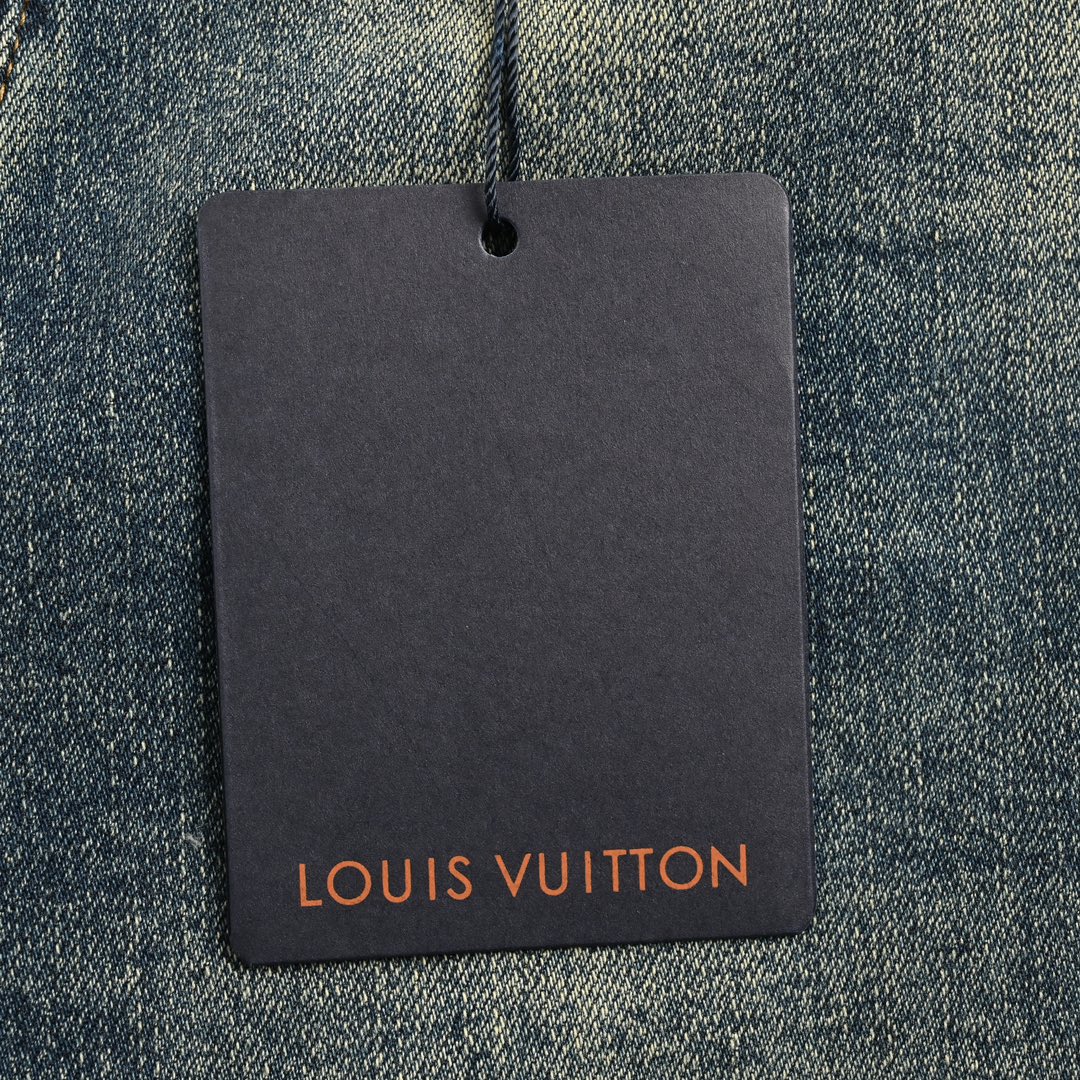 Louis Vitton/路易威登 24Fw 口袋趣味涂鸦牛仔裤