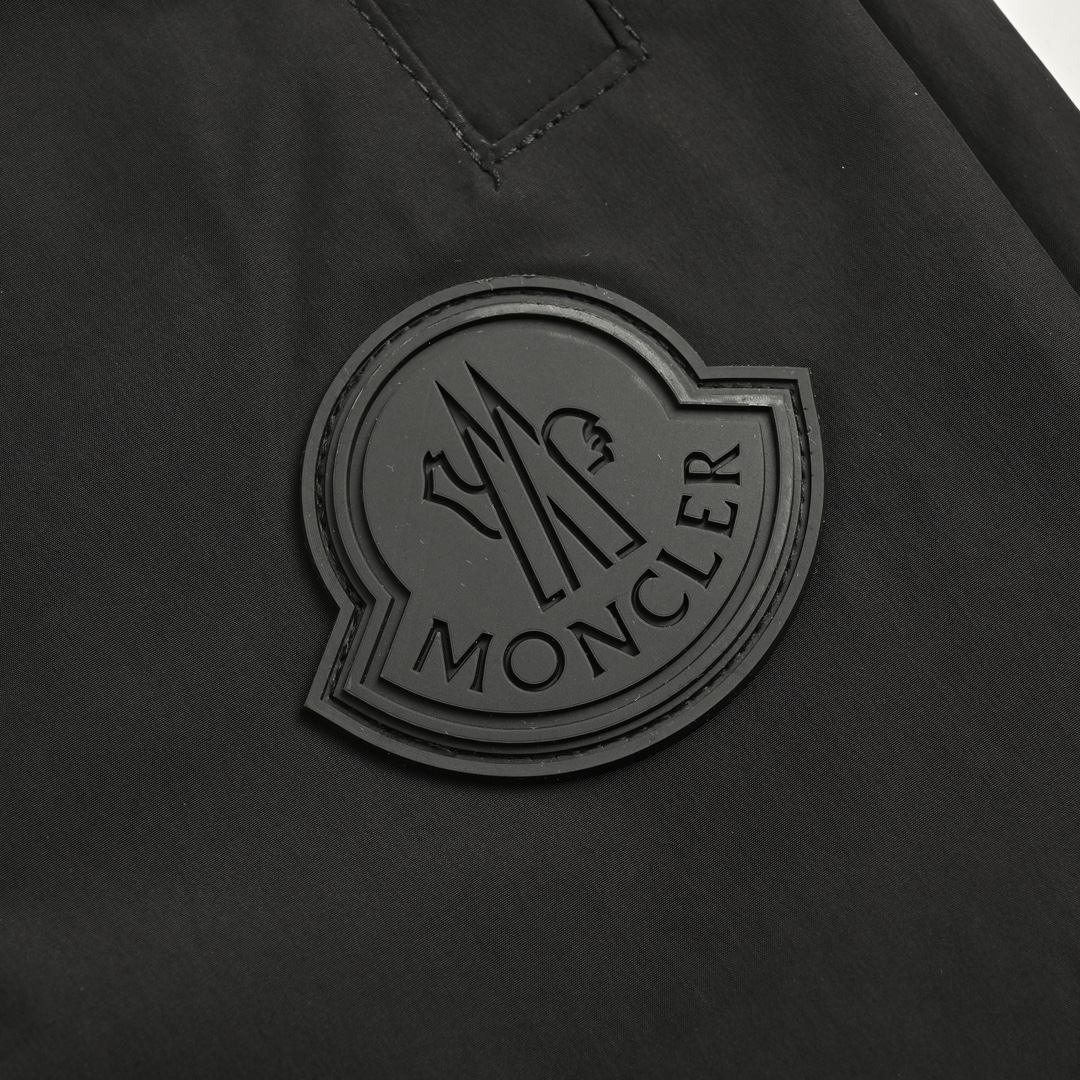 Moncler/蒙口 22Fw 硅胶徽标logo尼龙梭织束脚长裤