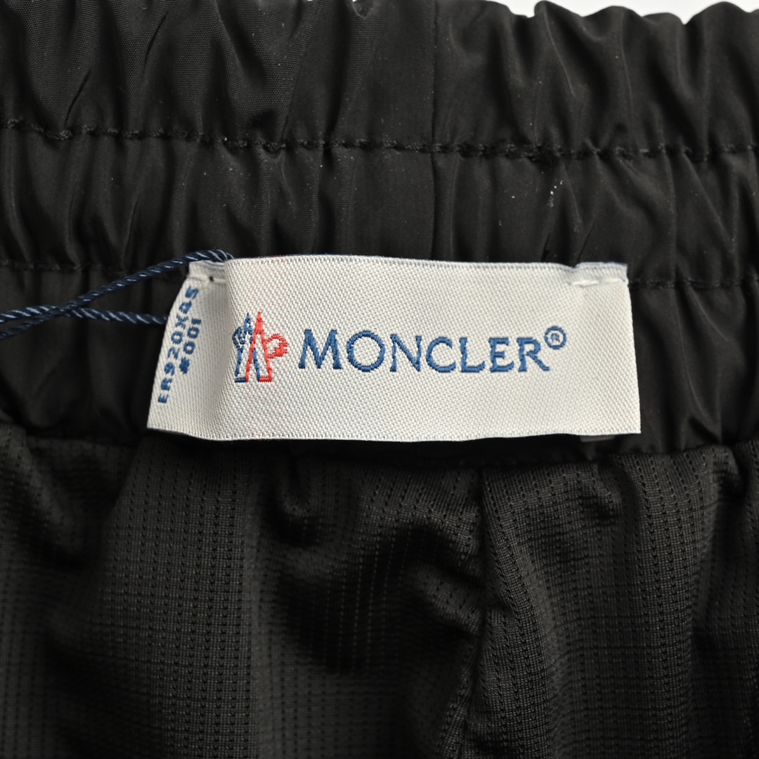 Moncler/蒙口 22Fw 硅胶徽标logo尼龙梭织束脚长裤