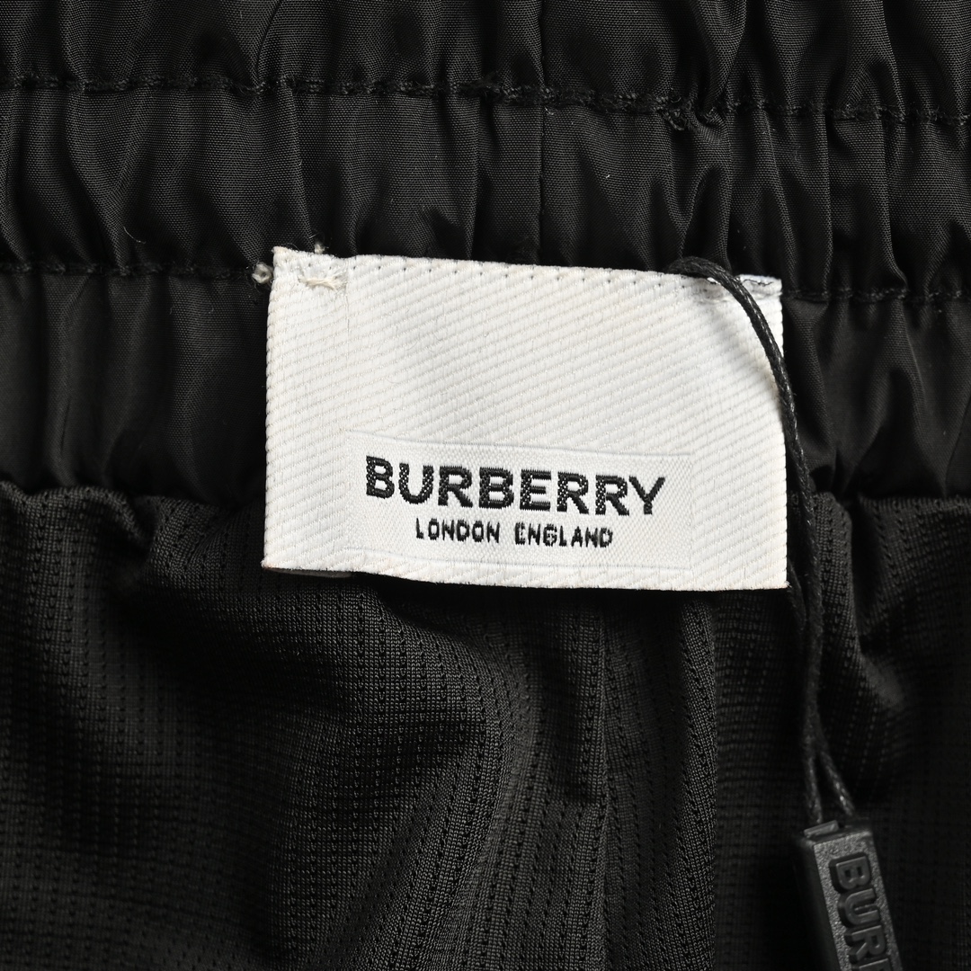 Burberry/巴宝莉 23Fw 硅胶徽标logo尼龙梭织束脚长裤