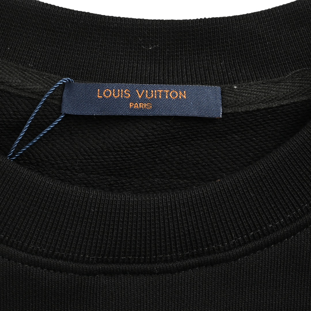 Louis Vuitton /路易威登 24Fw 浮雕老花圆领卫衣