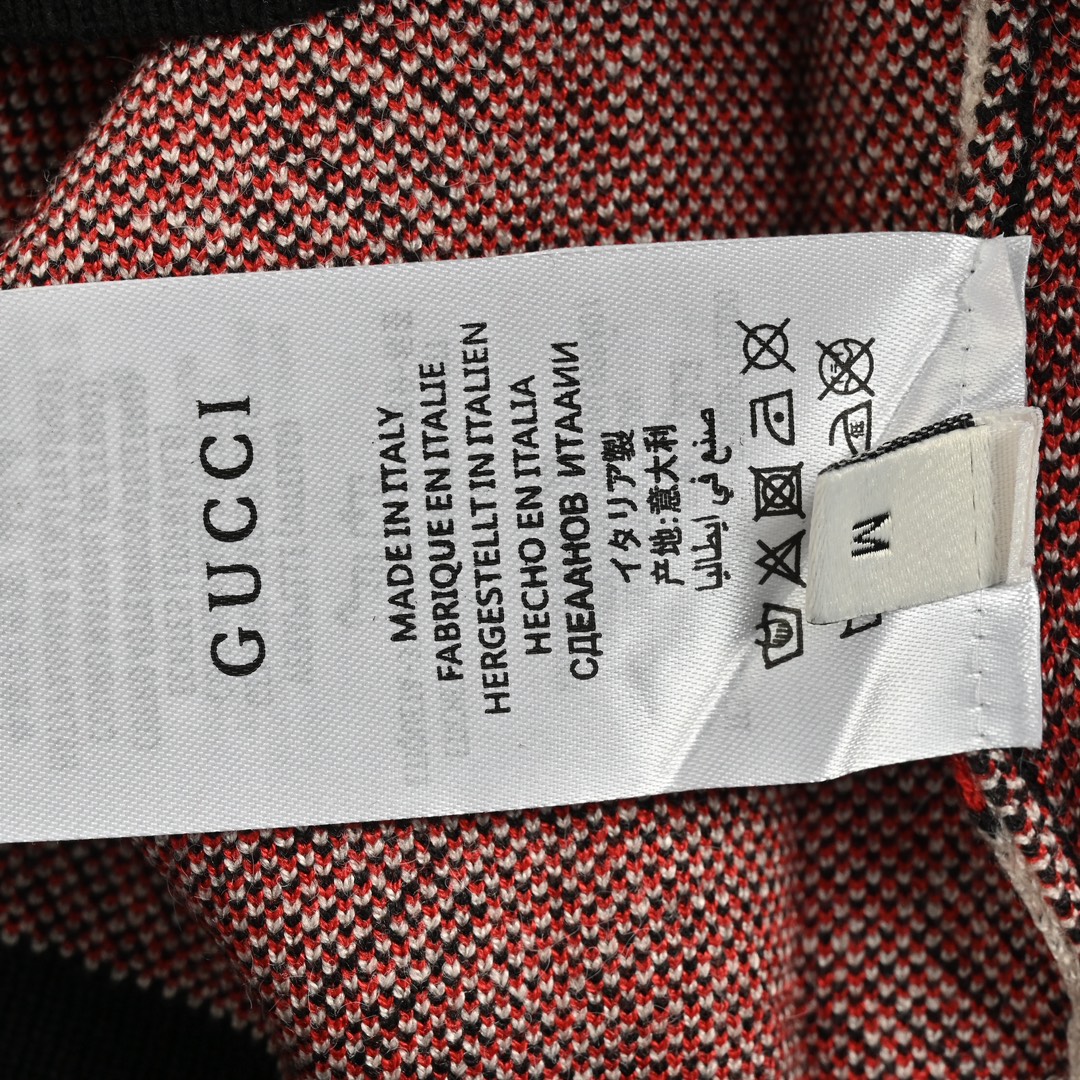 Gucci/古驰 24Fw 满印双G提花毛衣开衫