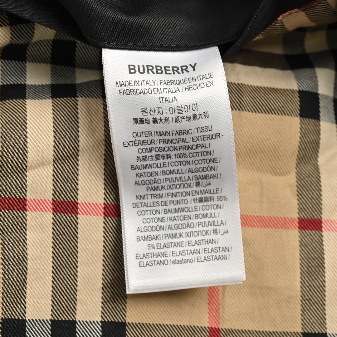 Burberry/巴宝莉 24Fw 战马刺绣内衬格纹夹克外套