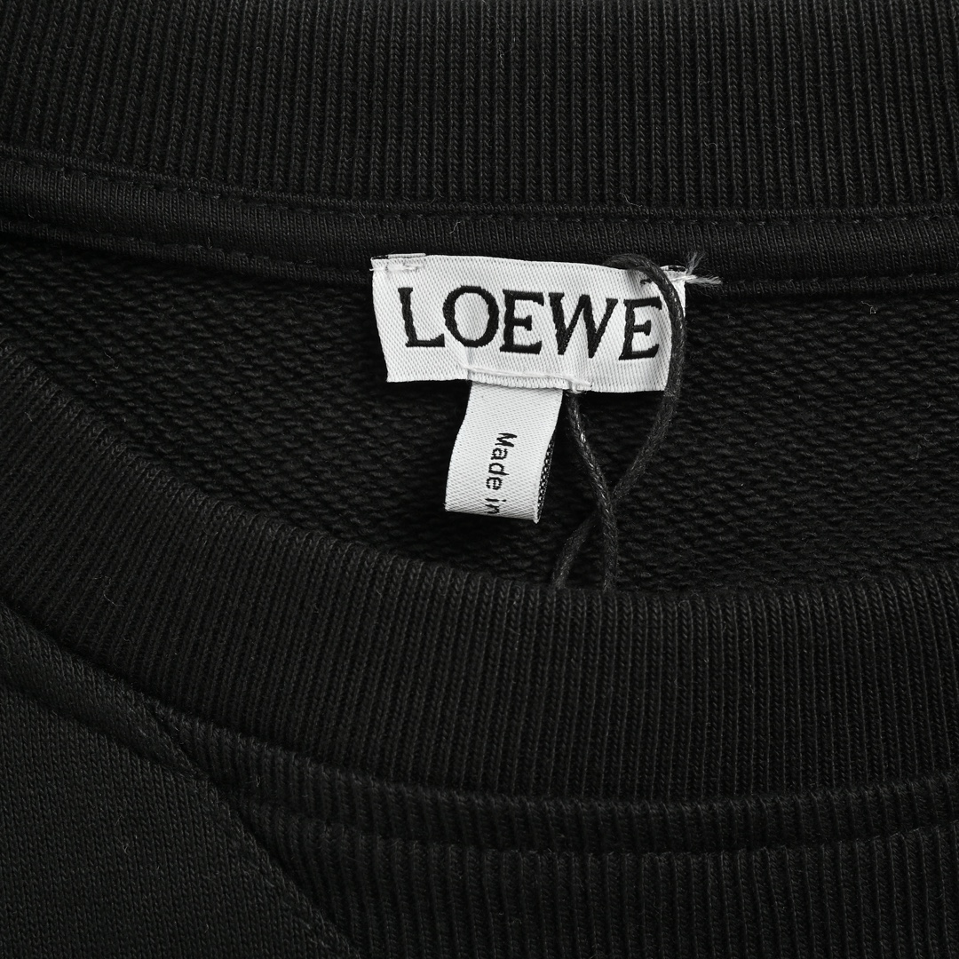 Loewe/罗意威 24Fw 彩虹刺绣logo圆领卫衣