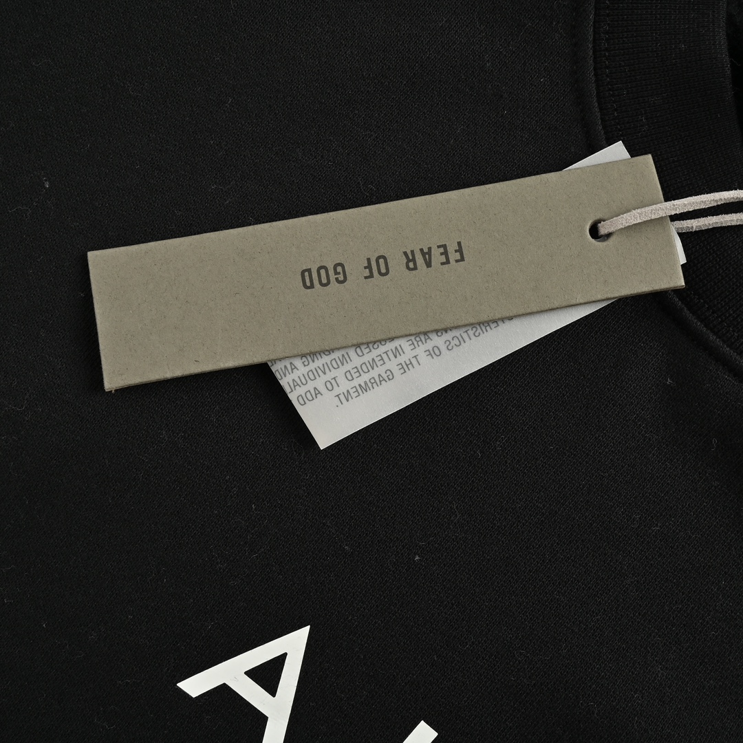 Fear of God Fog essential 复线 AIR字母圆领卫衣