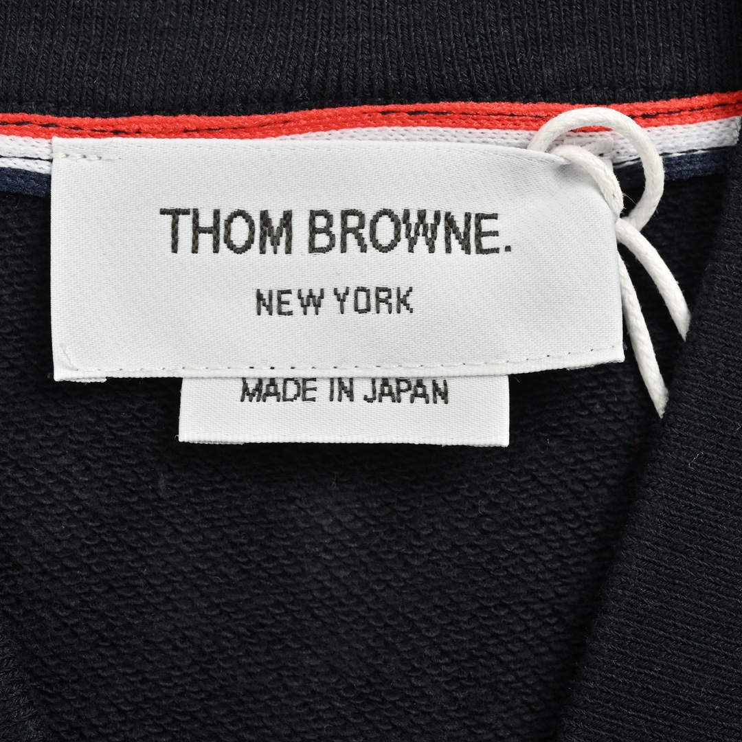 Thom Browne/汤姆布朗 四杠色织棒球服拉链外套