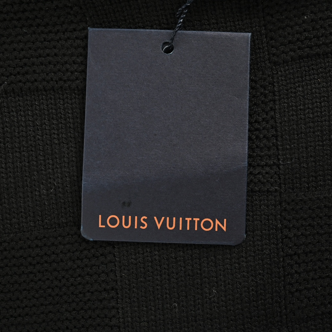 Louis Vuitton/路易威登 24Fw 棋盘格别针圆领毛衣