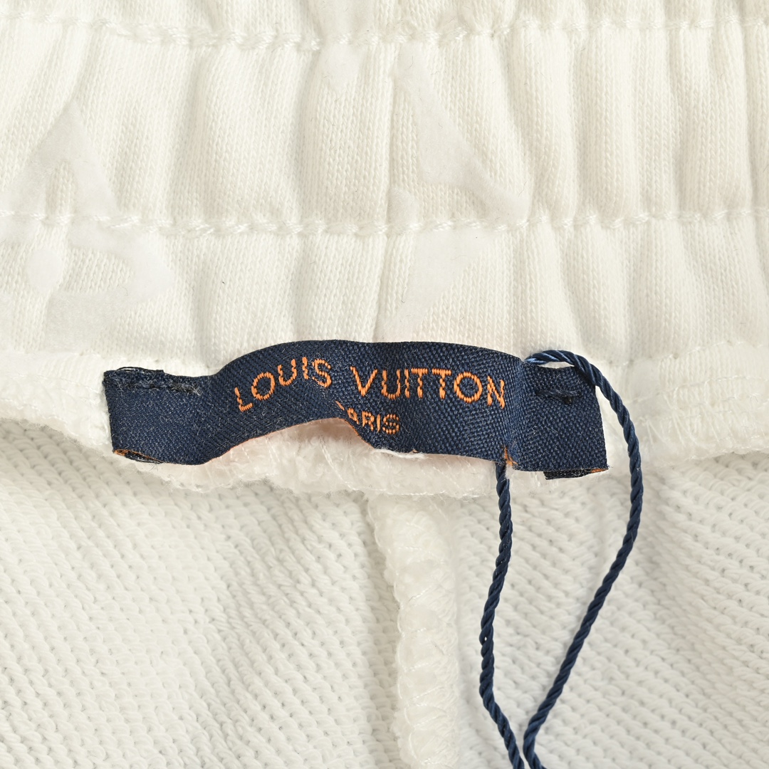 Louis Vuitton/路易威登 24Fw 满印老花植绒印花长裤